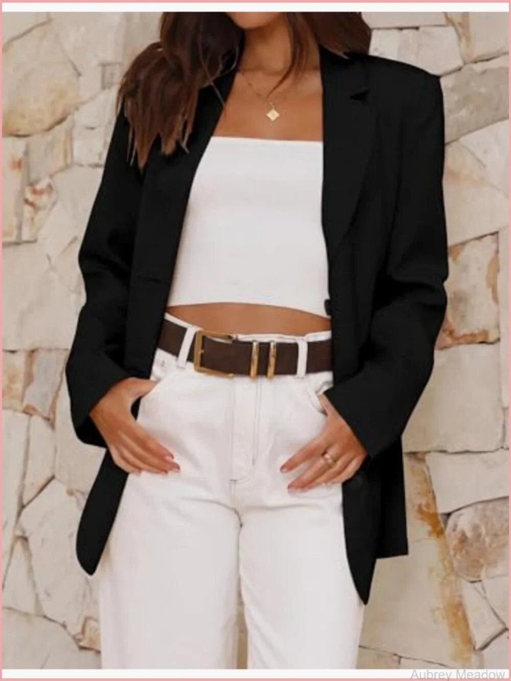 Long Sleeve Linen Blazer Casual Lightweight Jacket
